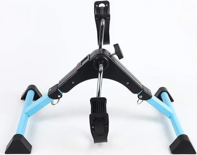 Alt view image 2 of 7 - AHMED Folding Under Desk Bike Pedal Exerciser for Arm/Leg Medical Fitness Exercise Bike Mini Portable Home Workout