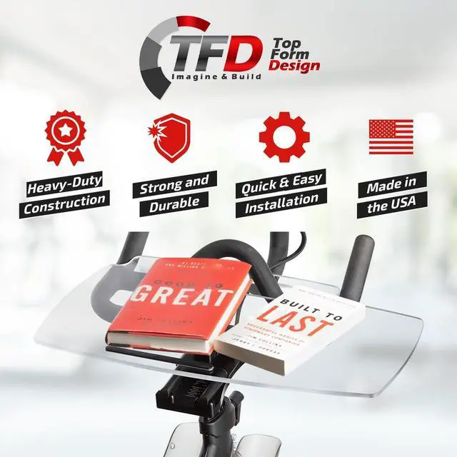 Alt view image 5 of 7 - TFD Sidewinder | Compatible with Peloton Bike (ORIGINAL GEN 3 ONLY) | Laptop Desk Tray - Premium Holder for Laptop, Tablet, Phone, Books & More - The Ultimate Peloton Accessories (Sidewinder Tray)