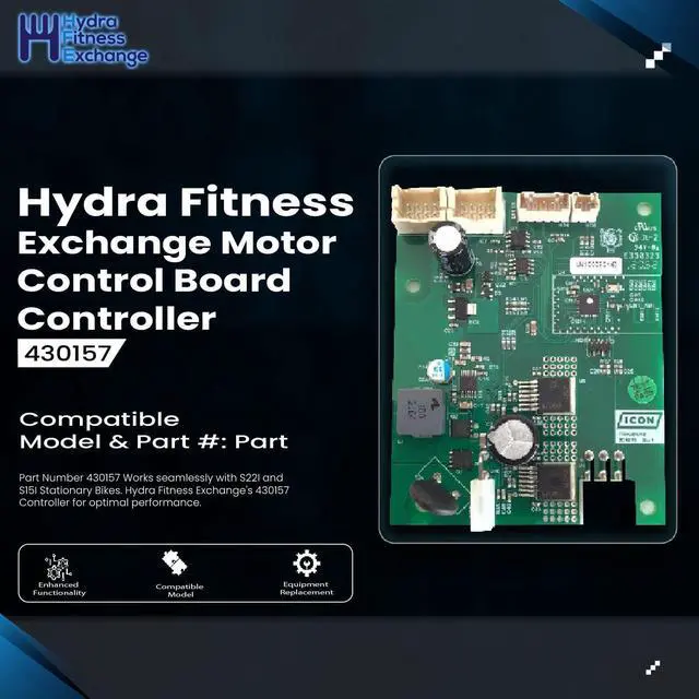 Alt view image 2 of 6 - Motor Control Board Controller Easy Installation 430157 Works with S22I S15I Stationary Bike