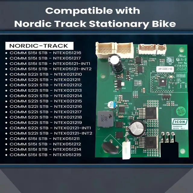 Alt view image 5 of 6 - Motor Control Board Controller Easy Installation 430157 Works with S22I S15I Stationary Bike