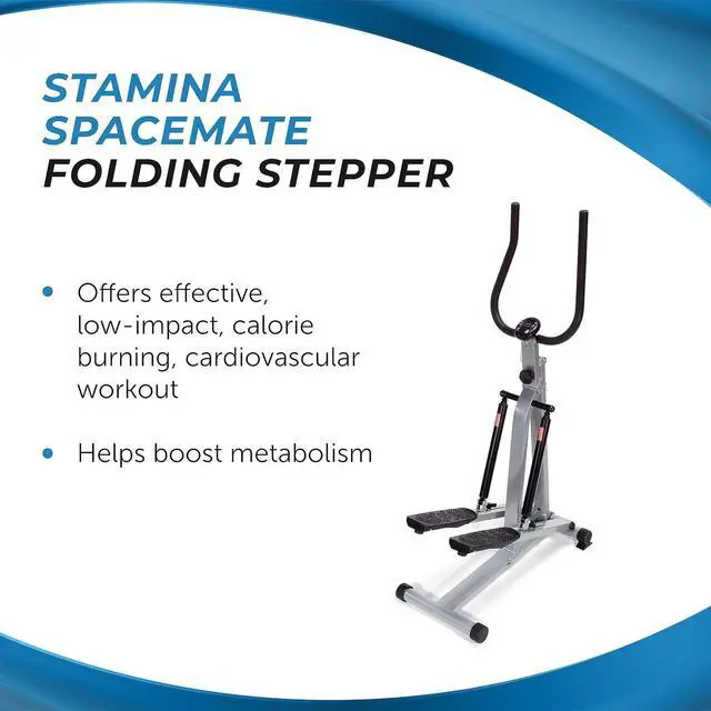 Alt view image 2 of 7 - Stamina Products Folding Stepper with Monitor