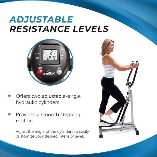 Alt view image 6 of 7 - Stamina Products Folding Stepper with Monitor