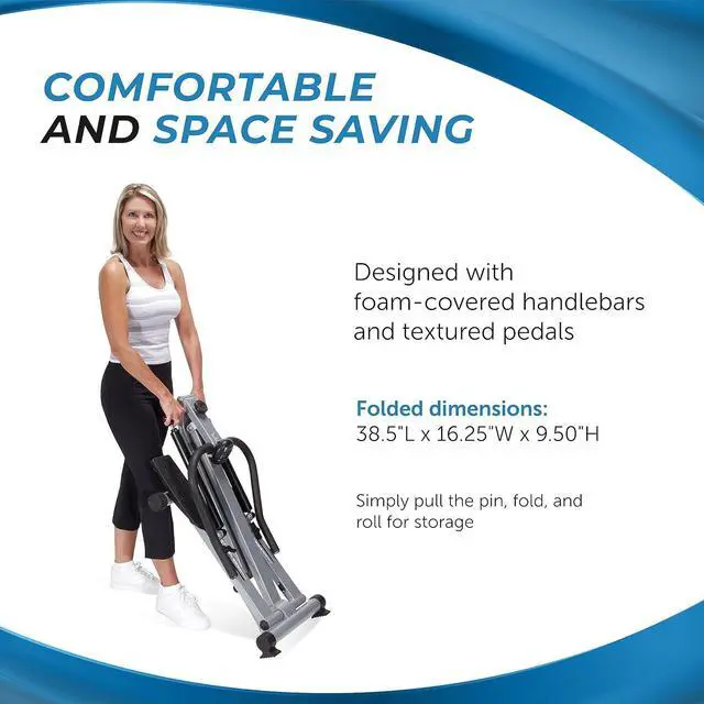 Alt view image 7 of 7 - Stamina Products Folding Stepper with Monitor