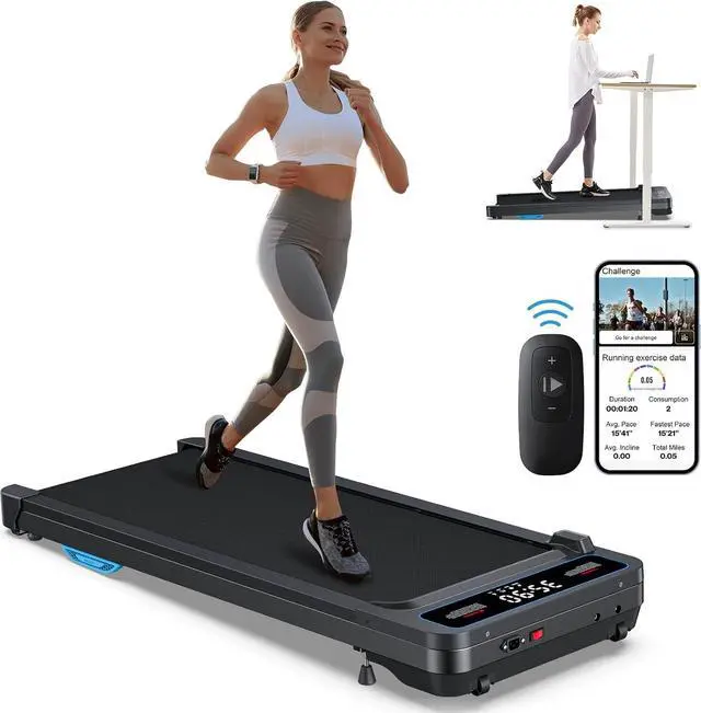 Incline Treadmill Zwift Smart Treadmill Incline Walking Pad