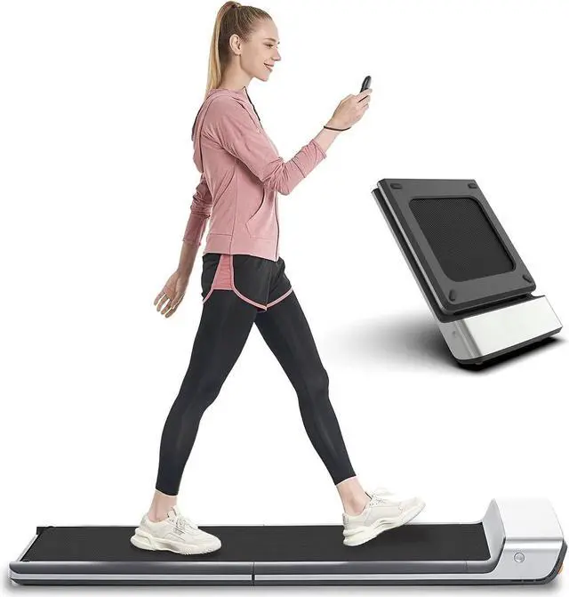 Main image of WalkingPad P1 Folding Treadmill, Ultra Slim Foldable Treadmill Smart Fold Walking Pad Portable Walking/Jogging Machine with App & Remote Control Grey