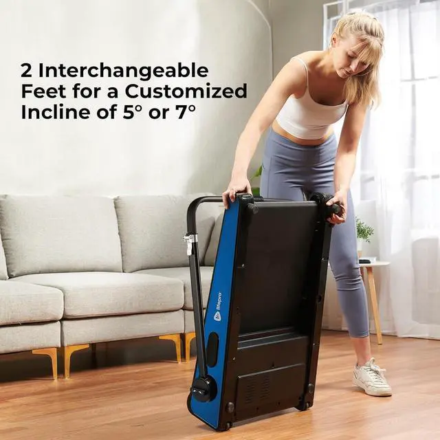 Alt view image 6 of 7 - Lifepro Smallest Portable 30in Small Mini Walking Pad Treadmill Installation Free, Adjustable Incline, Under Desk Work Compact Treadmills for Home/Office - Max Load 220Lbs & Speed 3MPH