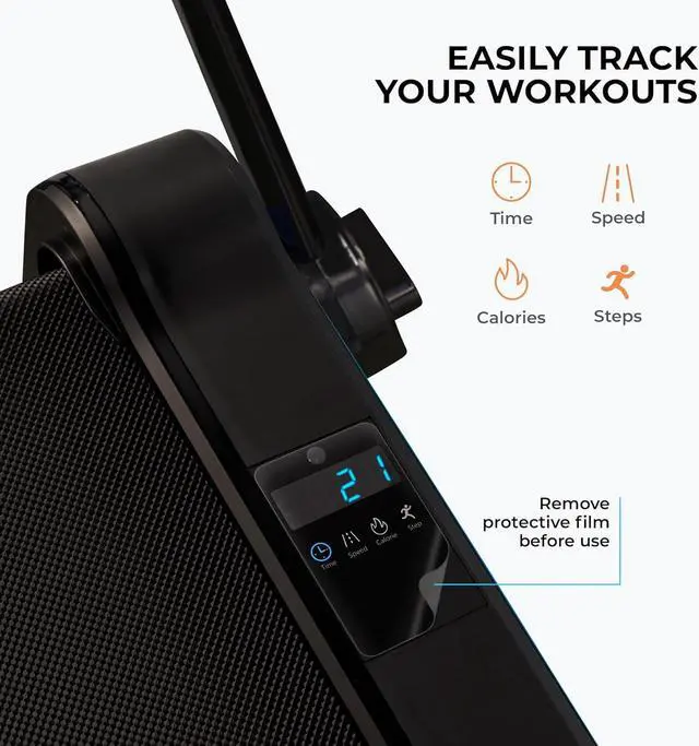 Alt view image 7 of 7 - Lifepro Smallest Portable 30in Small Mini Walking Pad Treadmill Installation Free, Adjustable Incline, Under Desk Work Compact Treadmills for Home/Office - Max Load 220Lbs & Speed 3MPH