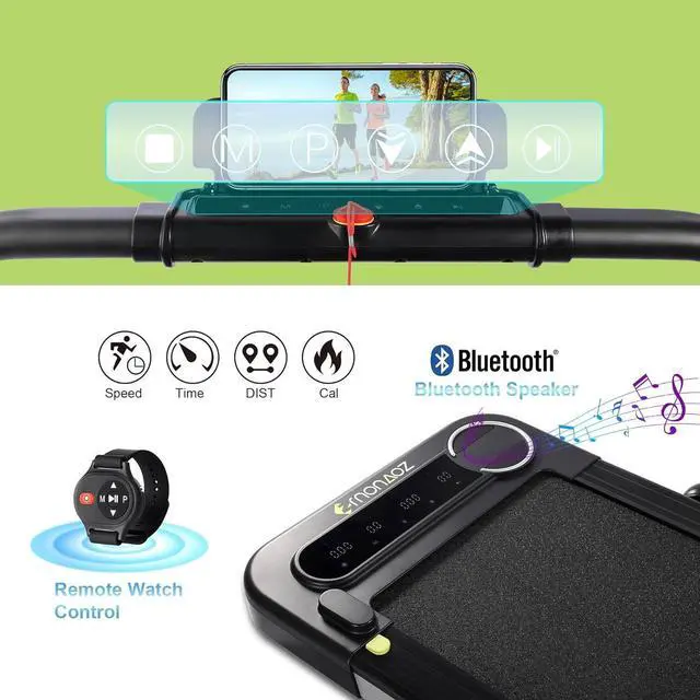 Alt view image 3 of 7 - Walking Pad, Walking Pad Treadmill 265 lb Capacity, 3 in 1 Portable Under Desk Treadmill for Home and Office with Remote Control, LED Display
