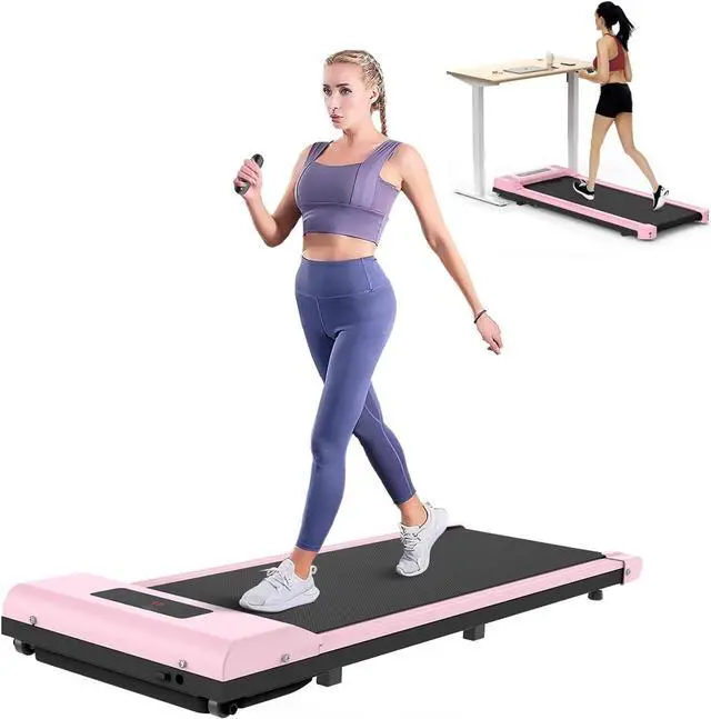 Main image of Walking Pad Treadmill Under Desk, 6.2MPH Standing Desk Treadmill for Home & Office Use, 2.5HP Quiet Flat Running Machine with Remote Control, Installation Free, Easy to Move