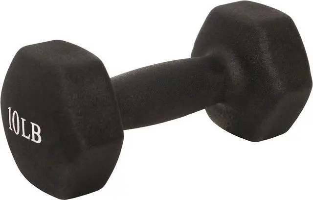 Alt view image 2 of 7 - Sunny Health & Fitness Neoprene Coated Hex Shaped Dumbbell Non-Slip Fitness Weights for Home Gym Exercise, Full Body Workout Strength Building, Weight Loss, Sold in Pairs - Sizes - 2LB, 5LB, 8LB, 10LB