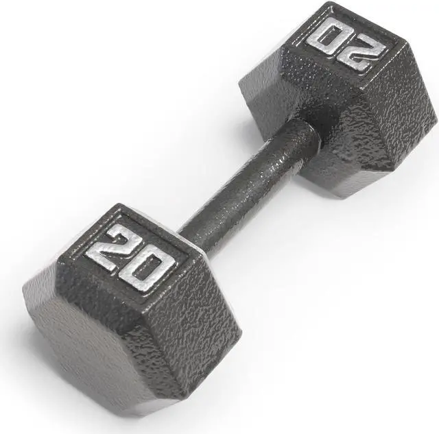 Main image of Marcy Cast Iron Hex Dumbbells Collection - Available size from 3-lb to 100-lb, SOLD INDIVIDUALLY