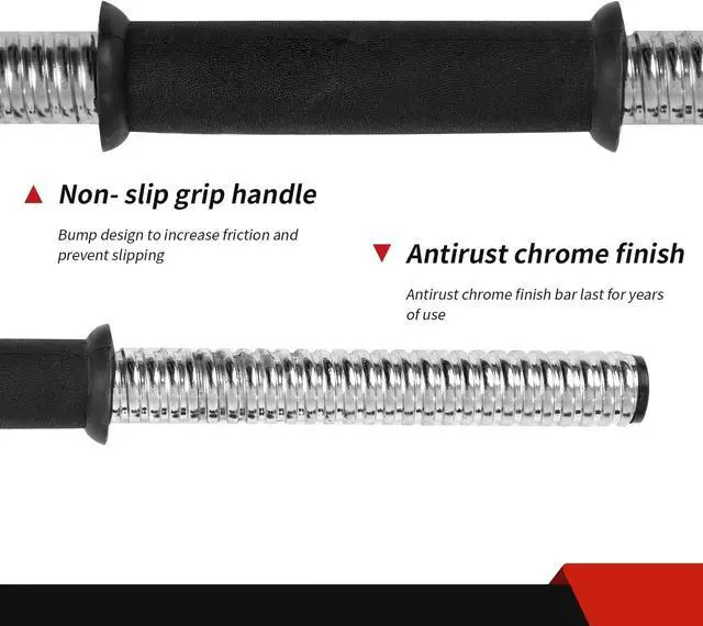 Alt view image 4 of 7 - PayLessHere Adjustable Dumbbell Sets 2 in 1 Free Weights Dumbbells with Anti-Slip Metal Handle for Men and Women Strength Training Home Gym Workout Equipment for Full Body Workout Fitness(Pair)