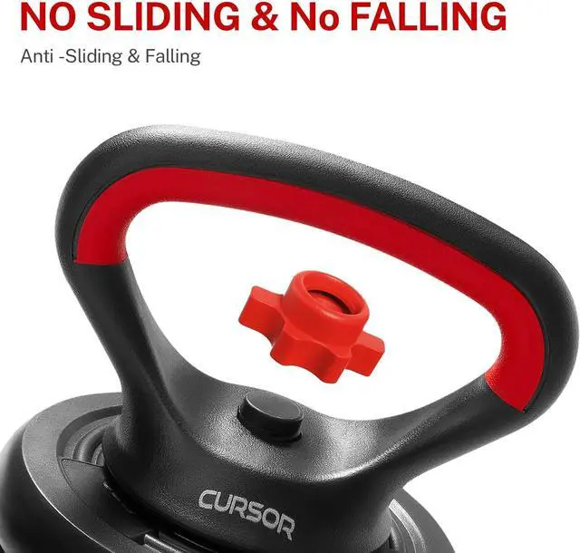 Alt view image 3 of 6 - 4-IN-1 Adjustable Dumbbells Set, Work As Dumbbell/Barbell/Kettlebell/Push up Stand, Home Gym Weights Strength Training, 20LB, 50 LB Set