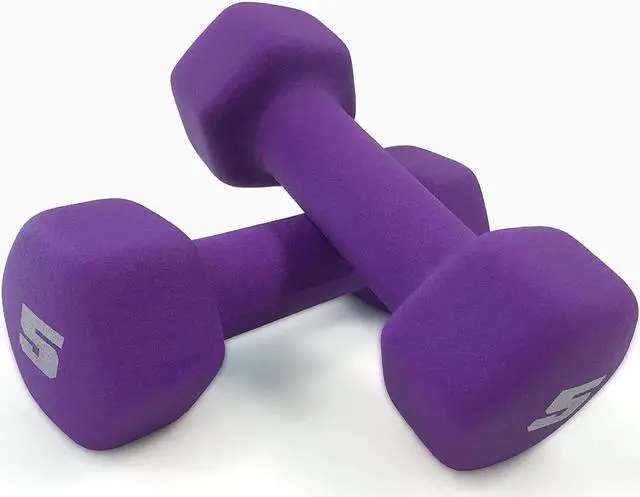 Alt view image 3 of 5 - CAP Barbell Black Neoprene Coated Dumbbell Weights | Set