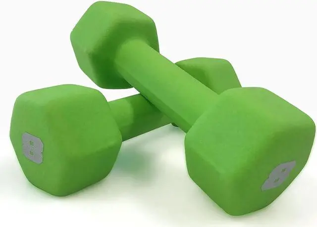 Alt view image 4 of 5 - CAP Barbell Black Neoprene Coated Dumbbell Weights | Set