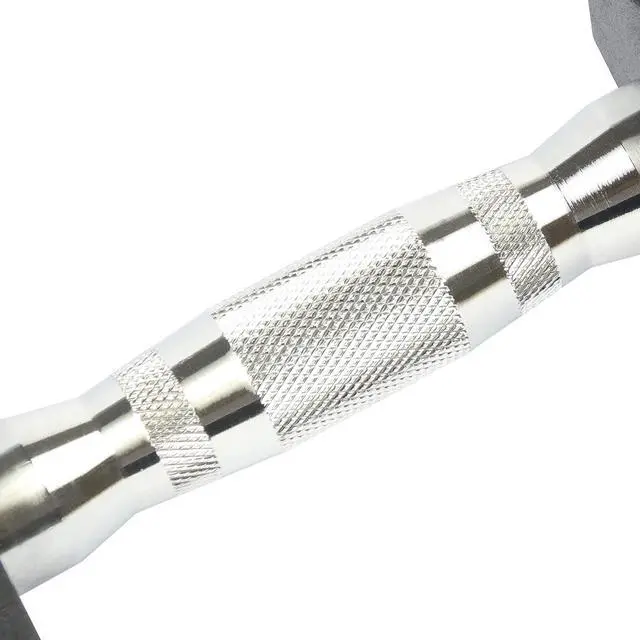 Alt view image 5 of 7 - 150 Pound Hex Dumbbell Set with Rubber Coated Dumbbells and Rack