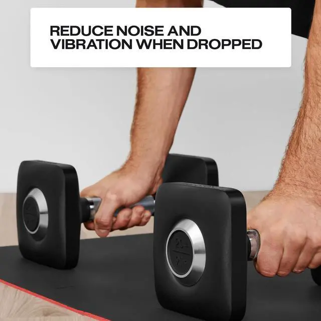 Alt view image 7 of 7 - Peloton Dumbbells | Ergonomically Designed Pair of Cast Iron Weights with Urethane Coating and Non-Slip Grip, Available in Set of Two