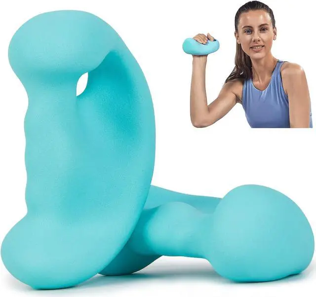 Main image of Ergonomic Ear Dumbbells Weights-Neoprene Dumbbells Hand Weights Set for Pilates, Yoga, Strength Training, Jogging, Home Gym Workout for Women, Men(3 LBS / 4 LBS / 5 LBS/6 LBS/7 LBS/8 LBS)
