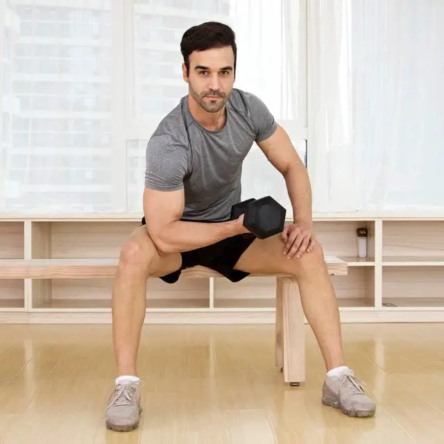 Alt view image 4 of 6 - JFIT Rubber Hex Dumbbells - 8 Size Options - Hex Shaped Heads Prevent Rolling and Injury - Ergonomic Hand Weights for Exercise, Muscle, Strength and Weight Training
