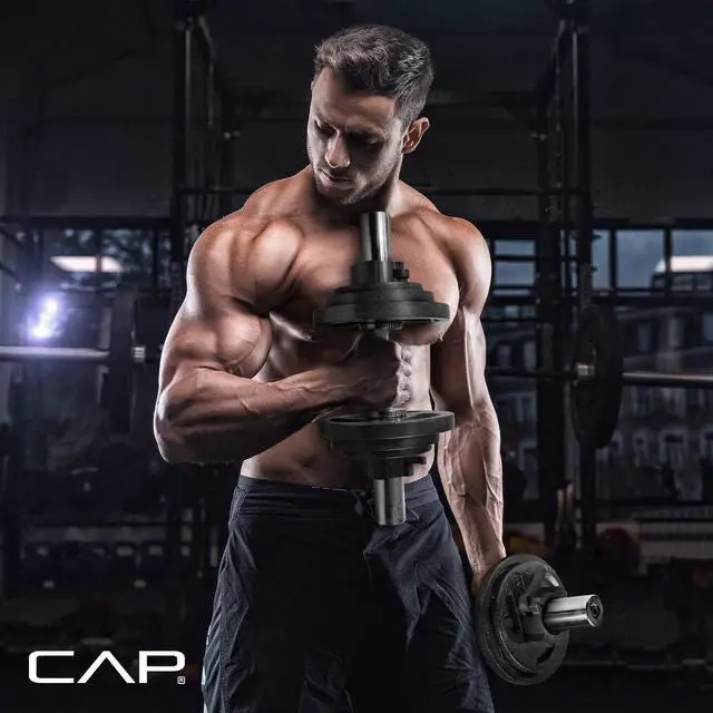 Alt view image 6 of 7 - CAP Barbell Olympic Dumbbell Handles | Multiple options