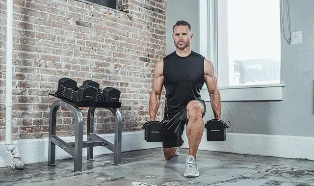 Alt view image 4 of 6 - POWERBLOCK Elite EXP 50-70 lb. Dumbbell Kit, Stage 2 Expansion Kit, Only Compatible After Stage 1 Elite EXP Adjustable Dumbbells Purchase, Durable Steel, Innovative Workout Equipment, 20 lbs, Black