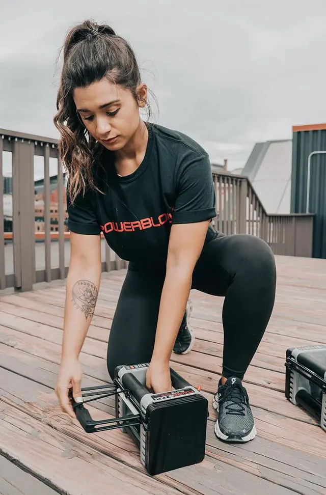 Alt view image 5 of 6 - POWERBLOCK Elite EXP 50-70 lb. Dumbbell Kit, Stage 2 Expansion Kit, Only Compatible After Stage 1 Elite EXP Adjustable Dumbbells Purchase, Durable Steel, Innovative Workout Equipment, 20 lbs, Black