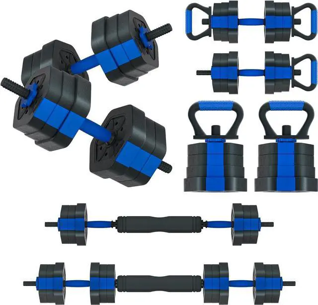 Main image of VIVITORY Adjustable Dumbbell Set, 25/35/45/55/65/75 lbs Free Weights
