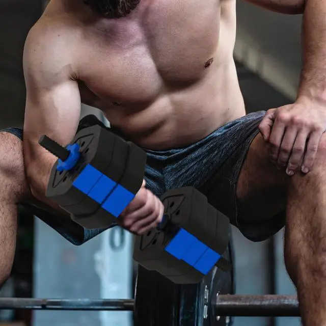 Alt view image 7 of 7 - VIVITORY Adjustable Dumbbell Set, 25/35/45/55/65/75 lbs Free Weights