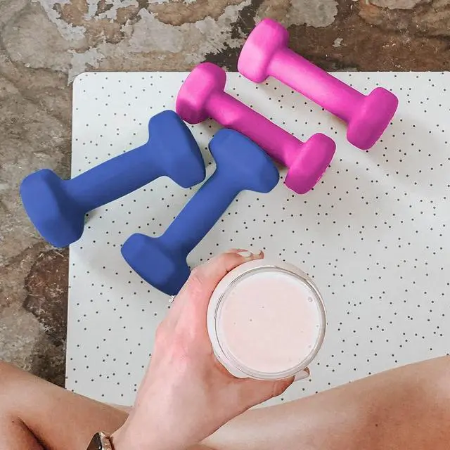 Alt view image 6 of 6 - Gymenist Dumbbell Set With Hard Plastic Case Includes 3 Pairs And A Hard Travel Carry Storage Case