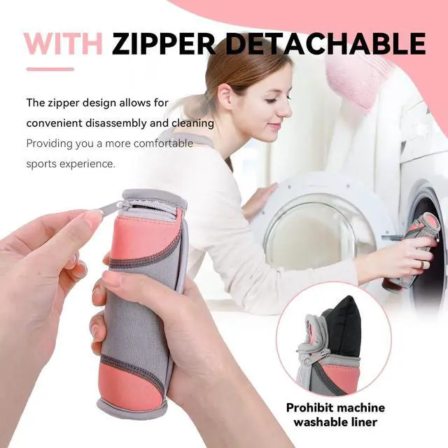 Alt view image 4 of 7 - Sportneer Hand Weights Set, Removable Walking Weight of 6 (1lb, 2lbs, 3lbs Each Pack) Soft Dumbbells Sets for Women Men Walking Dumbbell with Hand Strap for Workout Running Physical Therapy Aerobics