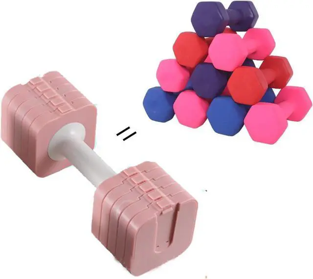 Alt view image 4 of 7 - Adjustable Dumbbells, Weights Dumbbells Set for Women Patent: D988438S