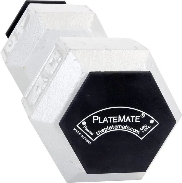 Alt view image 3 of 5 - Microload Pair 1 1/4 lb. Magnetic Hex Weights (2.5 lb. Set)