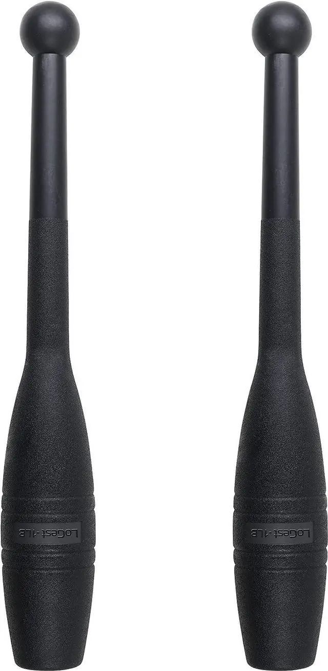 Main image of Logest Mace Exercise Club - Heavy Duty Plastic Indian Clubs Available in 1 LB and 2 LB Set 3LB Set 4LB Set of 2 Perfect for Strength Training Rehabilitation Improves Grip Full Body Workout Mace Clubs
