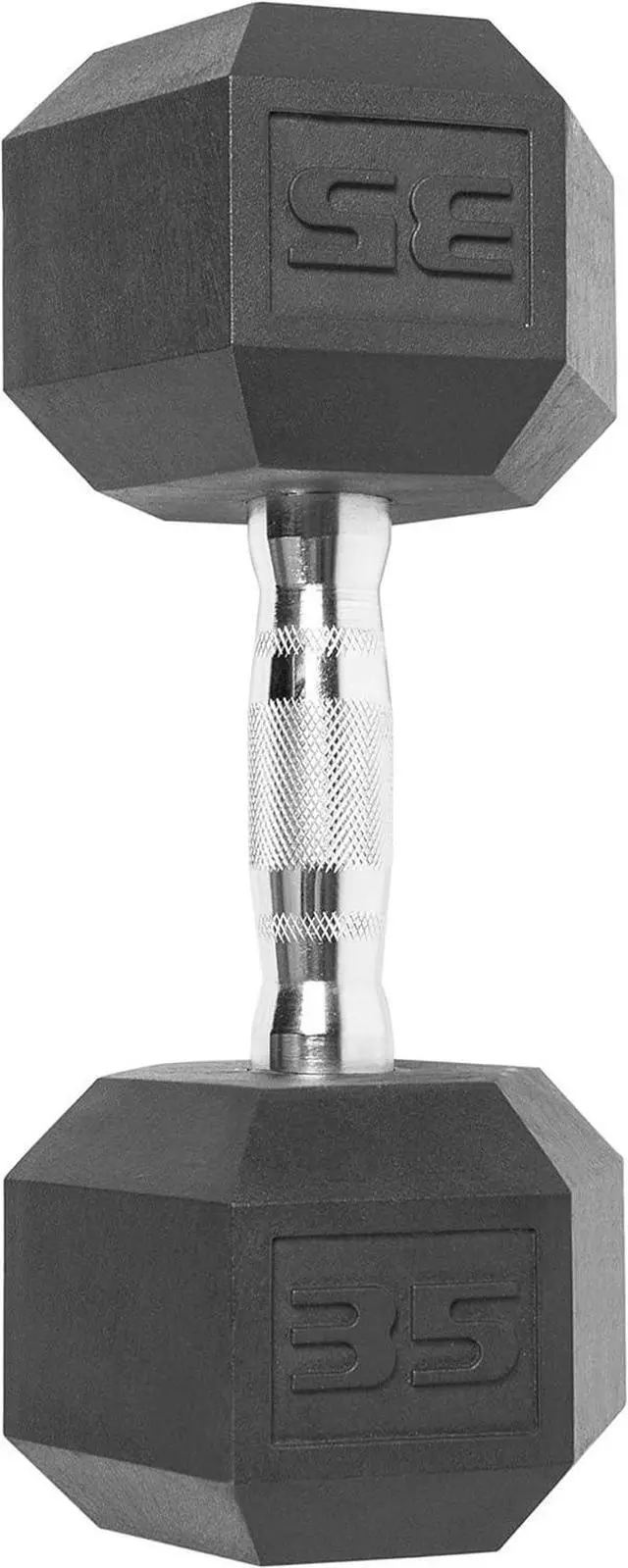 Alt view image 3 of 3 - Cap Coated Hex Dumbbell Weight