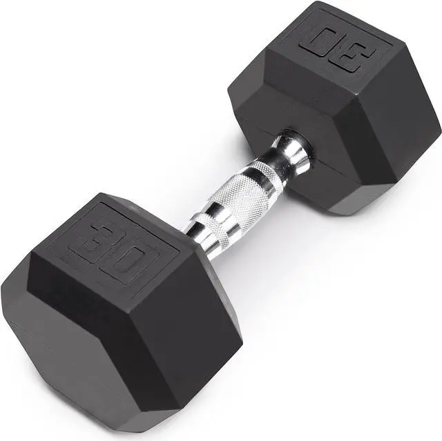 Main image of Marcy Inspire Rubber Hex Dumbbell - Available for 25lb - 50lb