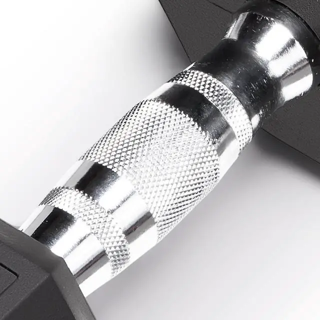Alt view image 6 of 7 - Marcy Inspire Rubber Hex Dumbbell - Available for 25lb - 50lb