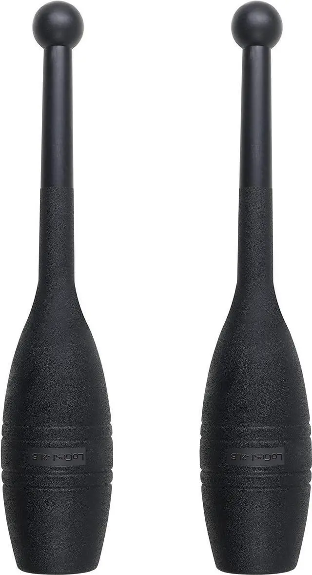 Main image of Logest Mace Exercise Club - Heavy Duty Plastic Indian Clubs Available in 1 LB and 2 LB Set 3LB Set 4LB Set of 2 Perfect for Strength Training Rehabilitation Improves Grip Full Body Workout Mace Clubs