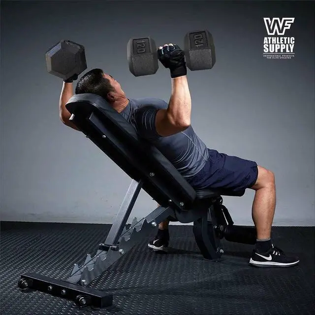 Alt view image 7 of 7 - WF Athletic Supply Cast Iron Dumbbell Set, Solid Hexagon Grey Dumbbell Set, Strength Training Free Weights for Women & Men