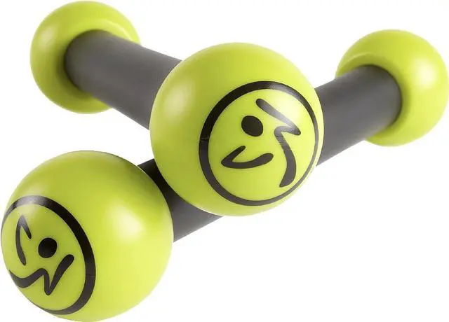 Main image of Zumba Toning Sticks, Hand Weights for Women, Dumbbell Weight Set, 1 Pound
