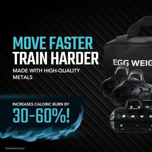 Alt view image 4 of 5 - Egg Weights Cardio and Cardio Max Bundle Hand Weights Dumbbell Set with Anti-Slip Silicone Rubber Finger Loop Set of 2 for Shadowboxing, Kickboxing for Men and Women - 2.0 lbs and 3.0 lbs