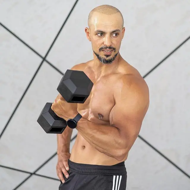 Alt view image 6 of 6 - Exercise & Fitness Dumbbells Free Weights Dumbbells Hex Dumbbells (5 lbs pair)