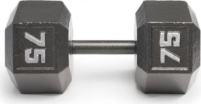 Alt view image 6 of 6 - Marcy Cast Iron Hex Dumbbells Collection - Available size from 3-lb to 100-lb, SOLD INDIVIDUALLY