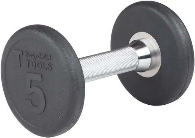 Main image of Body-Solid Cast Iron Solid Hexagon Dumbbells Single, Hand Weights For Men and Women Sold Separately, Weights Dumbbell for Strength Training