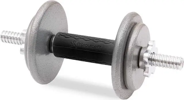 Alt view image 4 of 6 - ProsourceFit Thick Grips for Dumbbell and Barbell, 1.9-in Axle Bar Adapter for Weightlifting and Strength Training (Black)