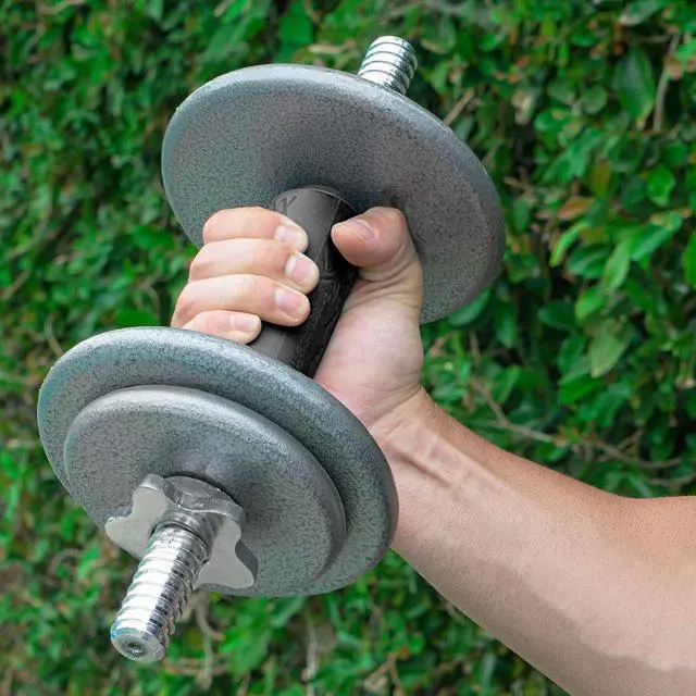 Alt view image 2 of 6 - ProsourceFit Thick Grips for Dumbbell and Barbell, 1.9-in Axle Bar Adapter for Weightlifting and Strength Training (Black)