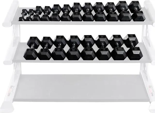 Alt view image 4 of 6 - Body-Solid Rubber Coated Hexagon Dumbbells, Hand Weights For Men and Women, Weights Dumbbell for Strength Training, Body Building Home Gym Training Gear