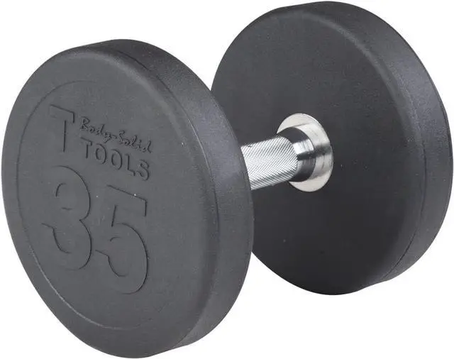 Main image of Body-Solid Cast Iron Solid Hexagon Dumbbells Single, Hand Weights For Men and Women Sold Separately, Weights Dumbbell for Strength Training