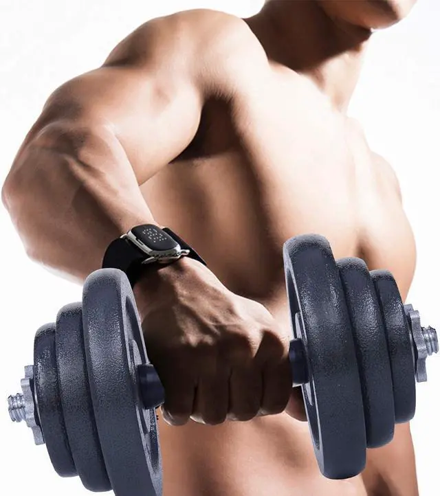 Alt view image 7 of 7 - Nice C Adjustable Dumbbells, Barbell Weight Set, Dumbbell Set, Weights Adjustable 22/33/44/66/105 Lbs Home Gym 2 in 1, Anti-Slip Handle, All-Purpose, Office, Fitness
