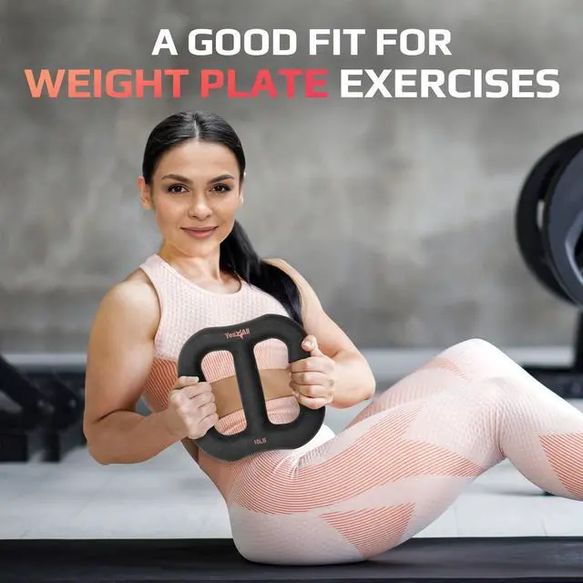 Alt view image 6 of 7 - Yes4All 3-in-1 Multifunctional Neoprene Dumbbell/Multi-Usage Dumbbell with Solid Core, Ergonomic Curve,Black