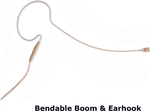 Alt view image 2 of 4 - Av Jefes Mini Headset Microphone AVL630 Cocoa Color for Shure (Cocoa Color)